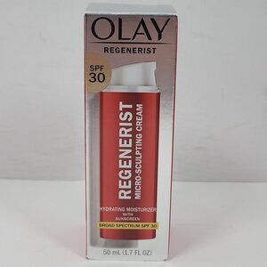 Olay Regenerist Micro-Sculpting Cream Hydrating Moisturizer SPF 30 50ml NIB